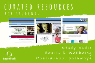 Curated resources to support students