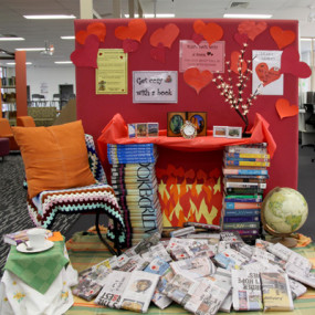 North Rockhampton State High School - Library display