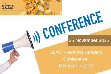 Megaphone announcement about the SLAV Conference in Melbourne 2022