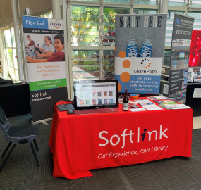 Softlink stand at the Future Libraries Reference Group Conference Brisbane