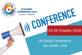 Meet us at the IB Global Conference in Abu Dhabi, October 2019.