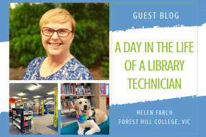 Library technician explaining her day in the Life 