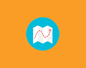Adventure story genre icon 