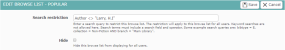 Edit Browse List - popular, Oliver v5