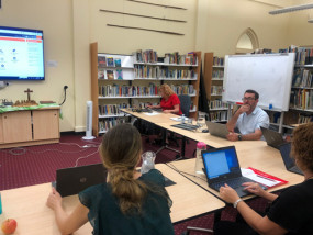 Sandra Vince presenting at Catholic Education Cairns