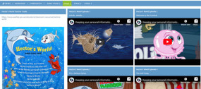 Screenshot of Cybersafety LearnPath sub guide – Stage 1