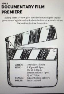 Documentary premiere invitation