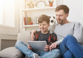 Reading with dad