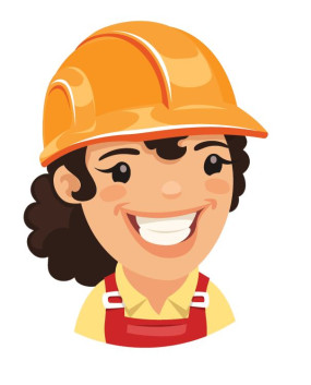 Avatar of female construction worker 
