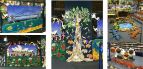 Library display - Australia