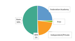 Participants by school type