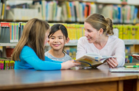 Reading with students