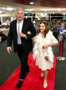 On the red carpet