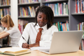 Student Researching