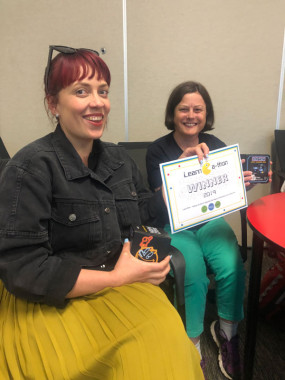 Winning Shakespeare team at LearnPacathon