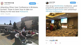 Comments from Twitter by Oliver v5 User conference attendees. 